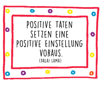 Spruch positiv denken